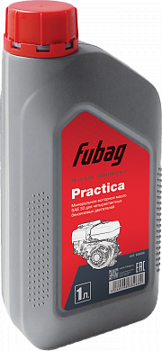 Масло моторное минеральное FUBAG Practica SAE 30 1л. (для четырехтактных двигателей)